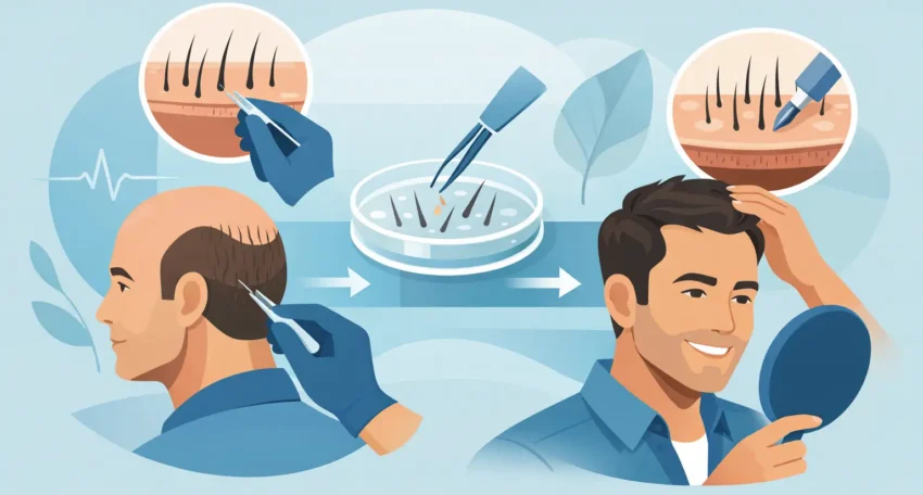Haartransplantation: Ablauf verständlich erklärt