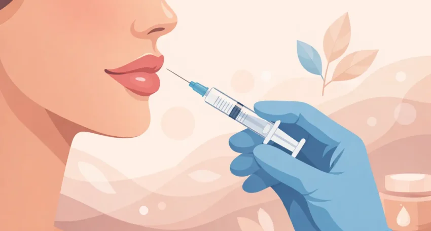 Lippen aufspritzen für ein natürliches Ergebnis
