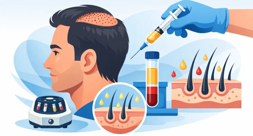 PRF Behandlung nach Haartransplantation sinnvoll?