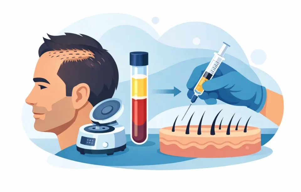 PRP-Behandlung nach Haartransplantation