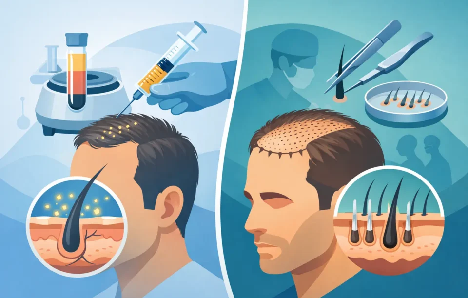 PRP oder Haartransplantation: Was hilft wann?