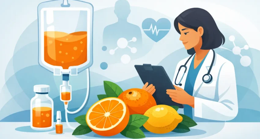 Vitamin C Infusion sinnvoll? Der medizinische Blick